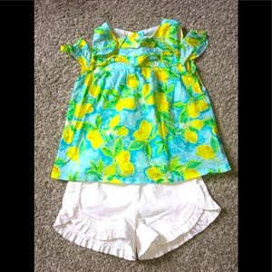 Lemon matching outfit for toddler